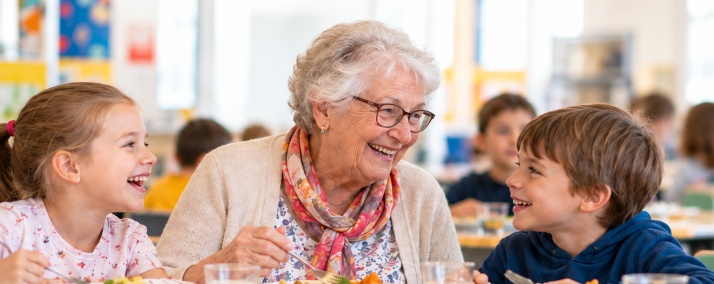 Les seniors s&rsquo;invitent à la cantine