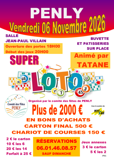 Affiche A3 de l'évènement